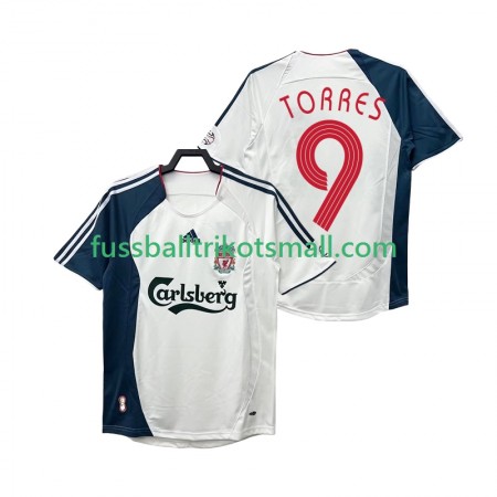 Fußballtrikots Liverpool Torres 9 2006 2008 Retro Kurzarm Auswärts-trikot kaufen